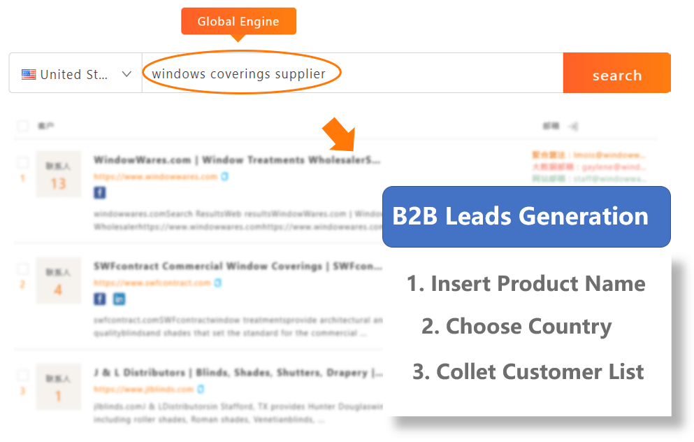 業務開發系統 客戶名單蒐集B2B Leads Generation