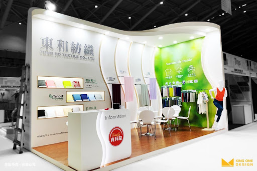 Local exhibition booth illustration by Tungho, from King One Design