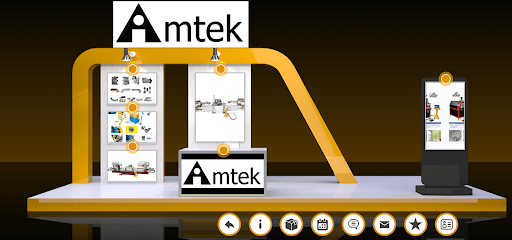 Amitek Company Profile Page in the Online Exhibition