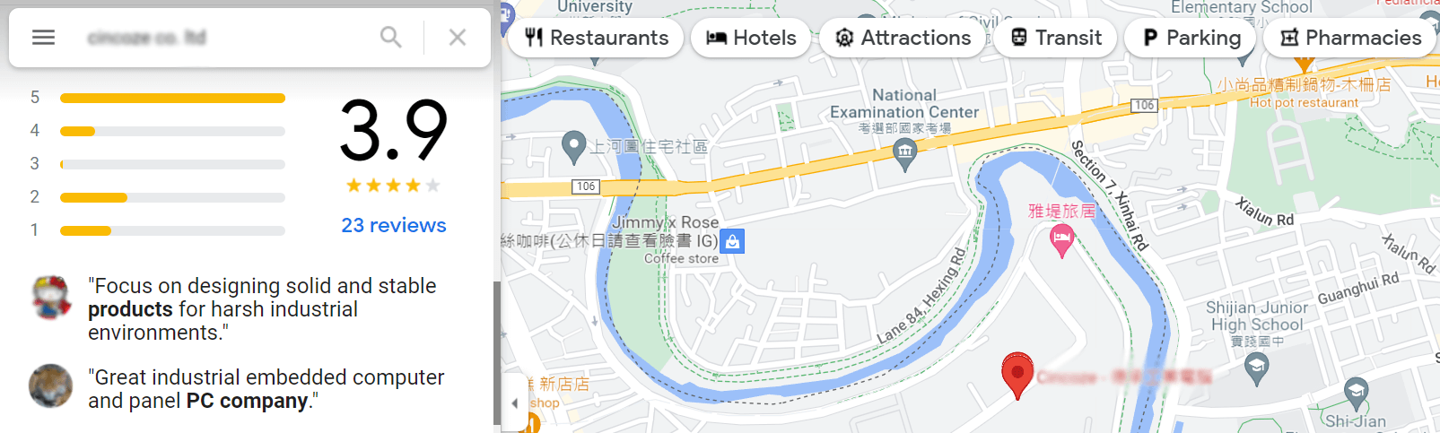 Google Map評價