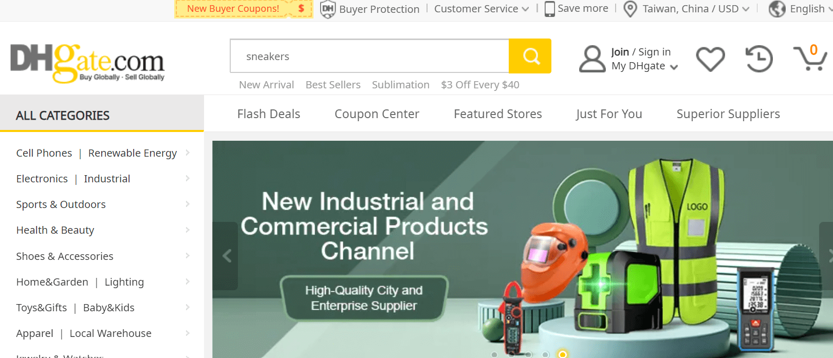 b2b wholesale marketplaces-DHgate
