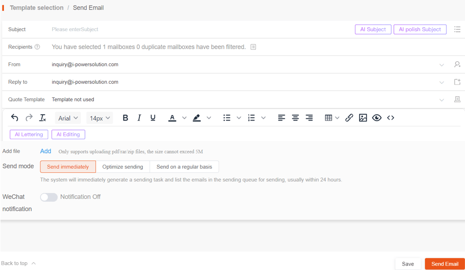 Email Campaign Editor-B2B Email Marketing