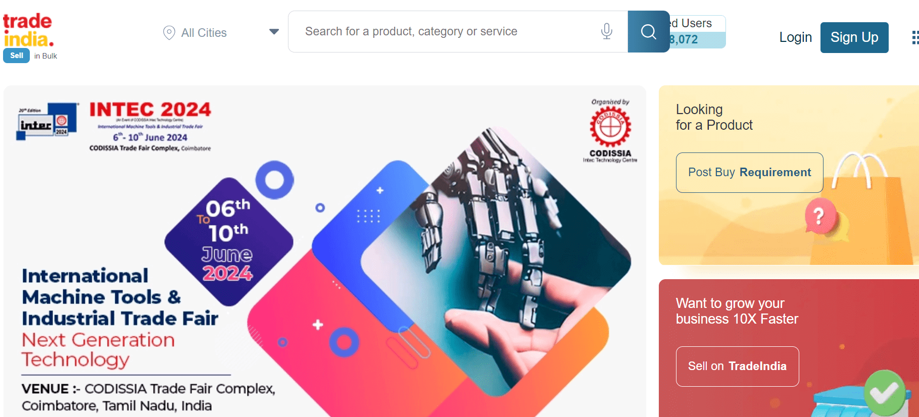 b2b wholesale marketplaces-TradeIndia