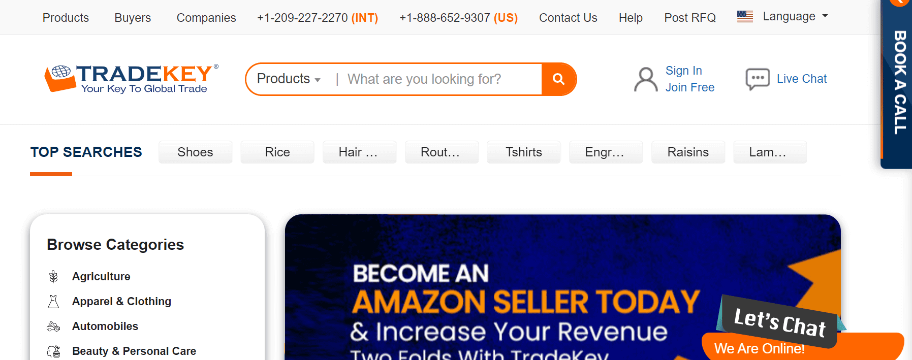 b2b wholesale marketplaces-Tradekey