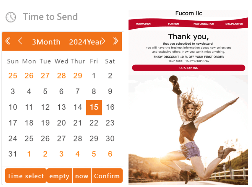 EDM行銷 指定信件寄送時間 Schedule Email Delivery to Overcome Time Zone Differences